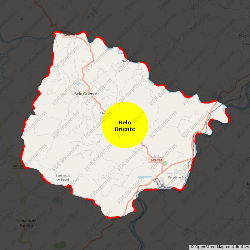 Imagem da Bandeira Belo Oriente