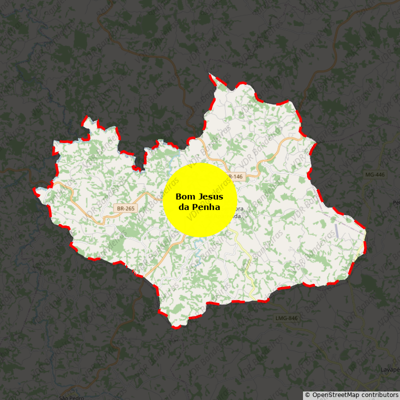 Imagem da Bandeira Bom Jesus da Penha