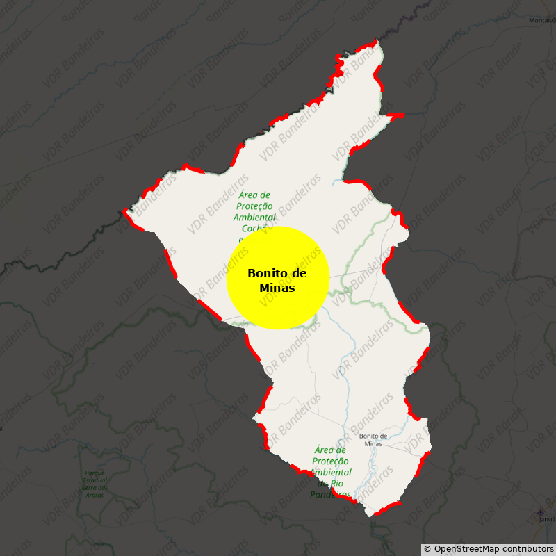 Imagem da Bandeira Bonito de Minas