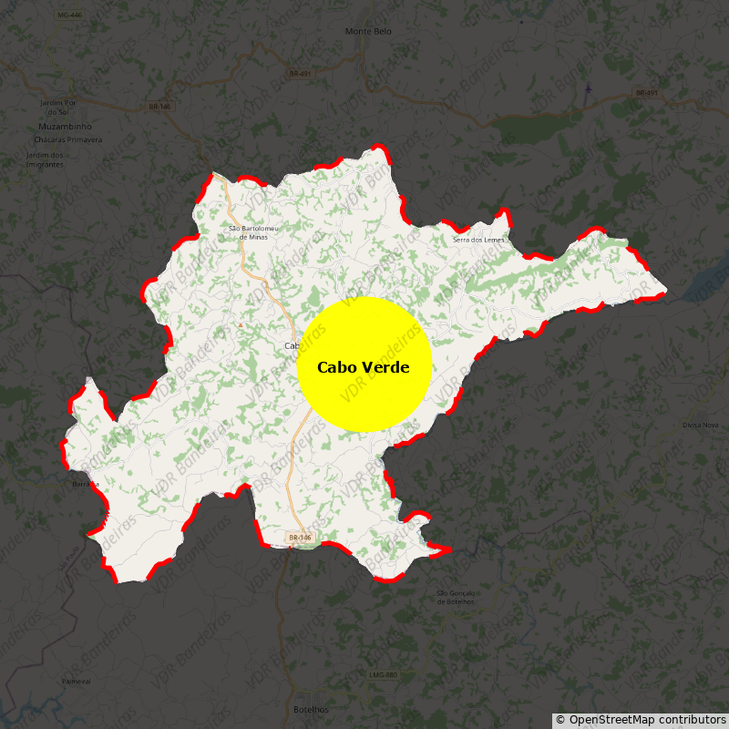 Imagem da Bandeira Cabo Verde