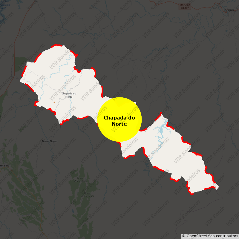 Imagem da Bandeira Chapada do Norte