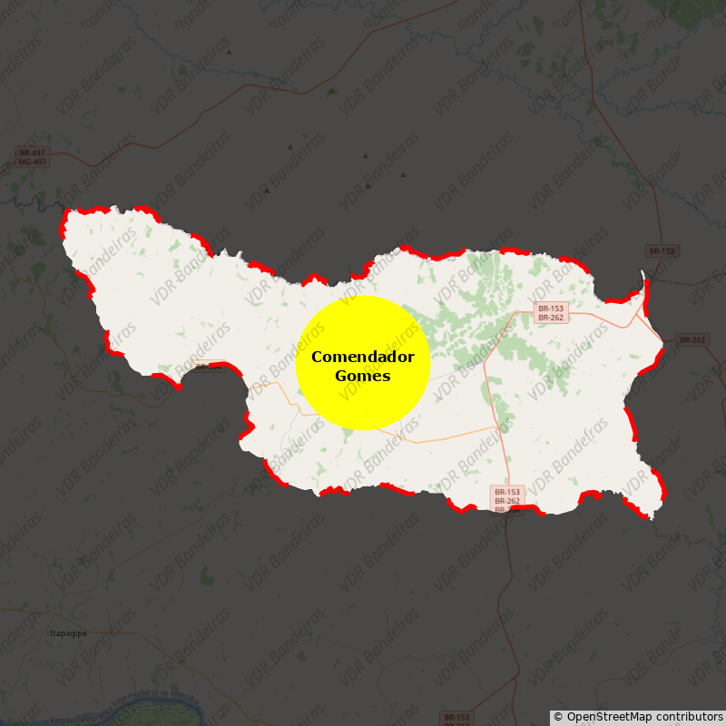 Imagem da Bandeira Comendador Gomes