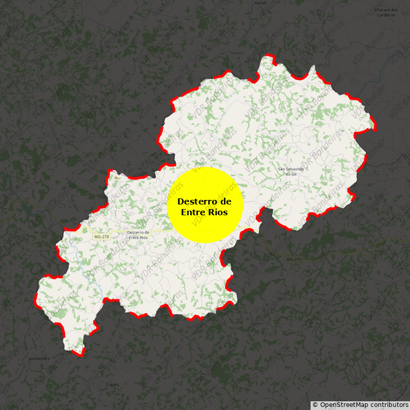 Imagem da Bandeira Desterro de Entre Rios