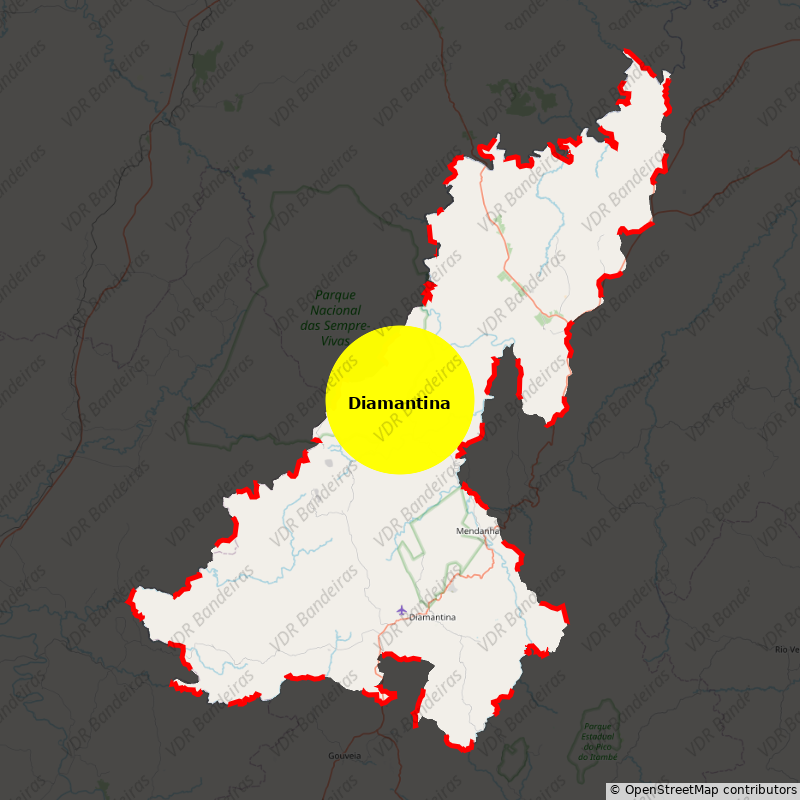 Imagem da Bandeira Diamantina