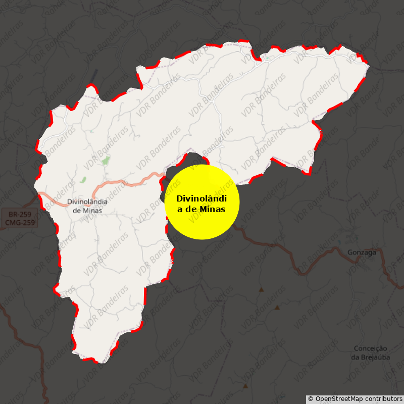 Imagem da Bandeira Divinolândia de Minas