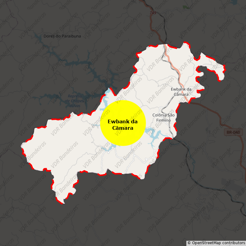 Imagem da Bandeira Ewbank da Câmara