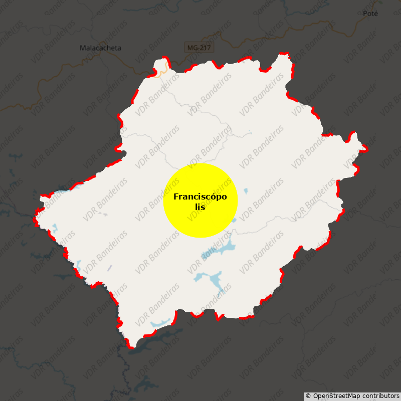 Imagem da Bandeira Franciscópolis