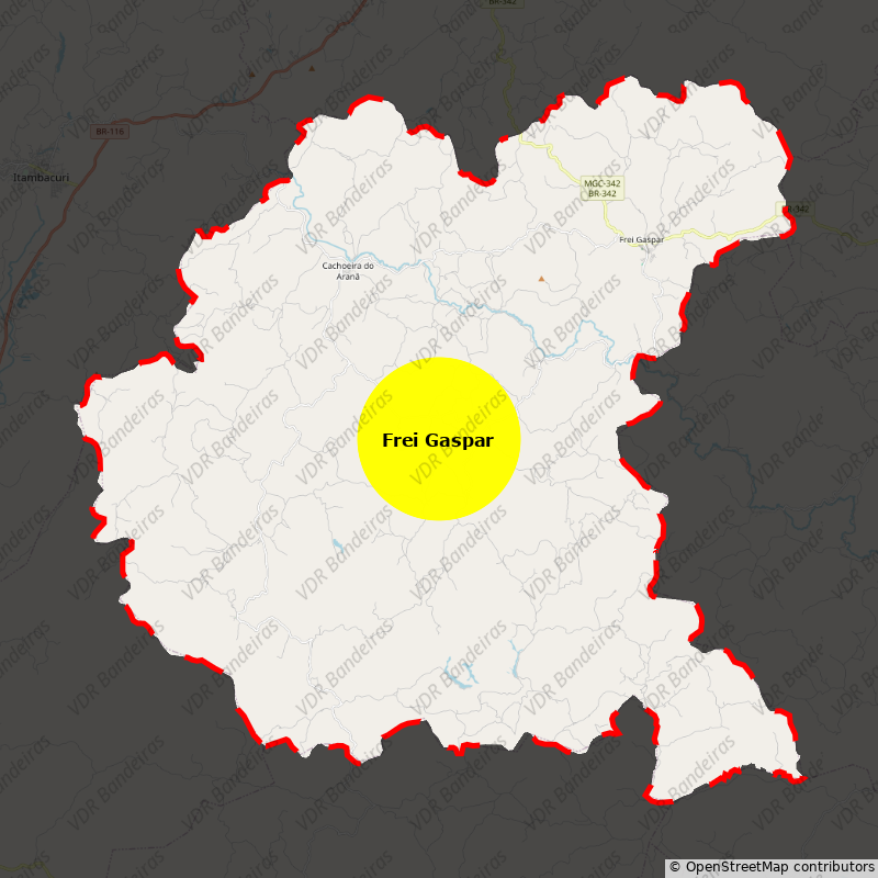 Imagem da Bandeira Frei Gaspar