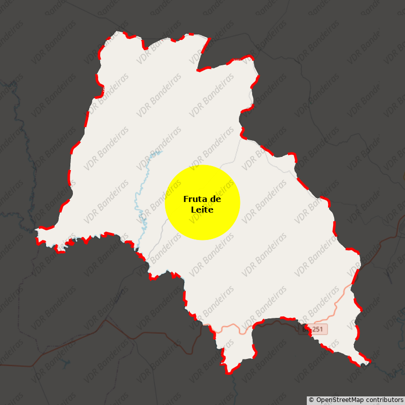 Imagem da Bandeira Fruta de Leite