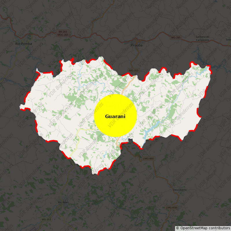 Imagem da Bandeira Guarani