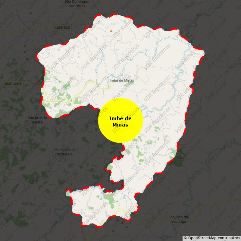 Imagem da Bandeira Imbé de Minas