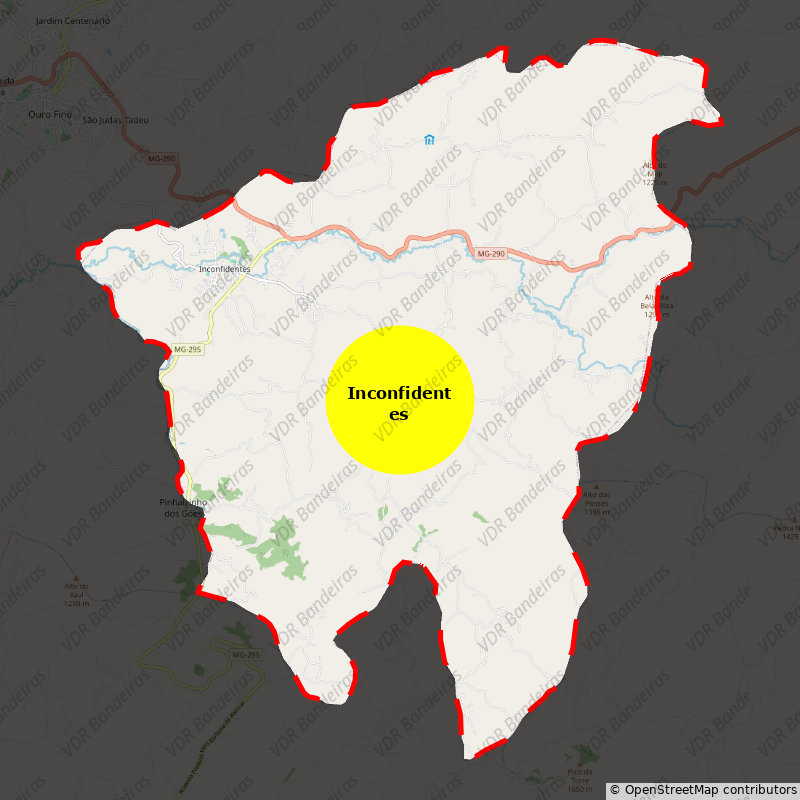 Imagem da Bandeira Inconfidentes