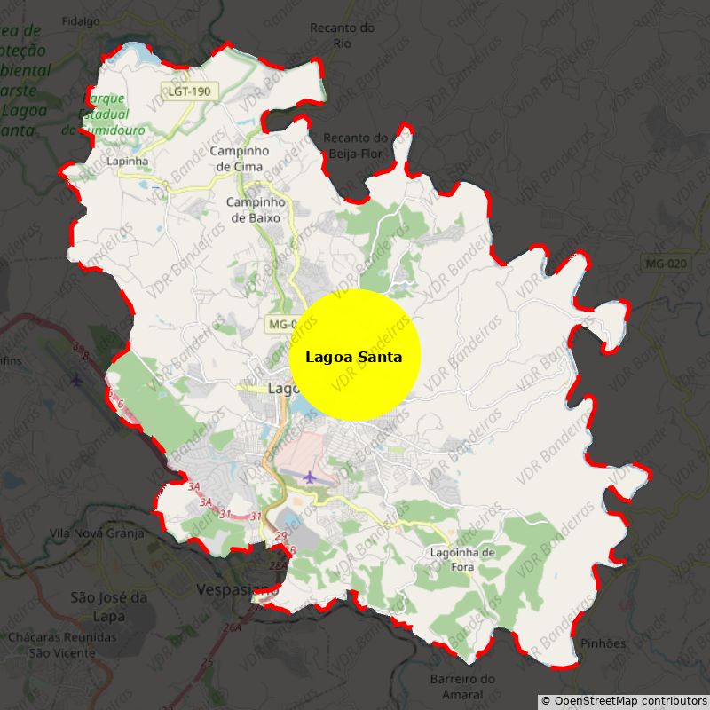 Imagem da Bandeira Lagoa Santa