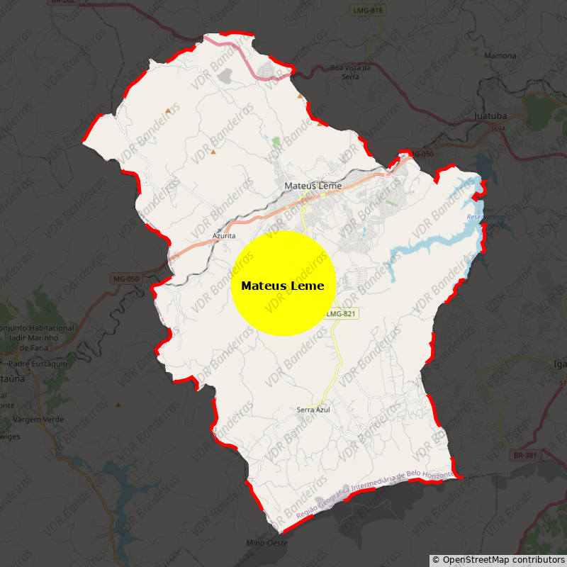 Imagem da Bandeira Mateus Leme