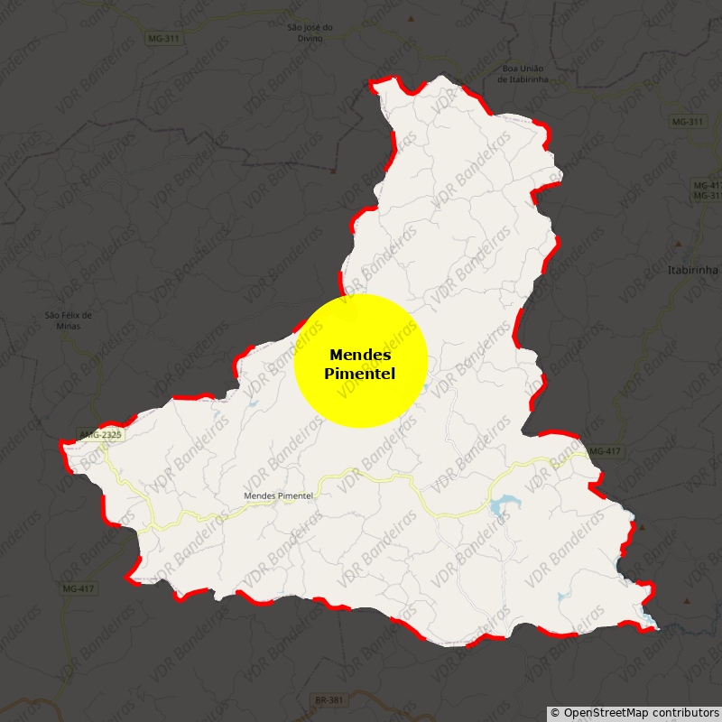 Imagem da Bandeira Mendes Pimentel