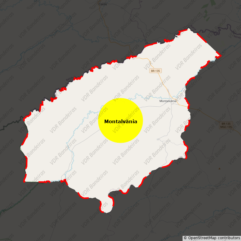 Imagem da Bandeira Montalvânia