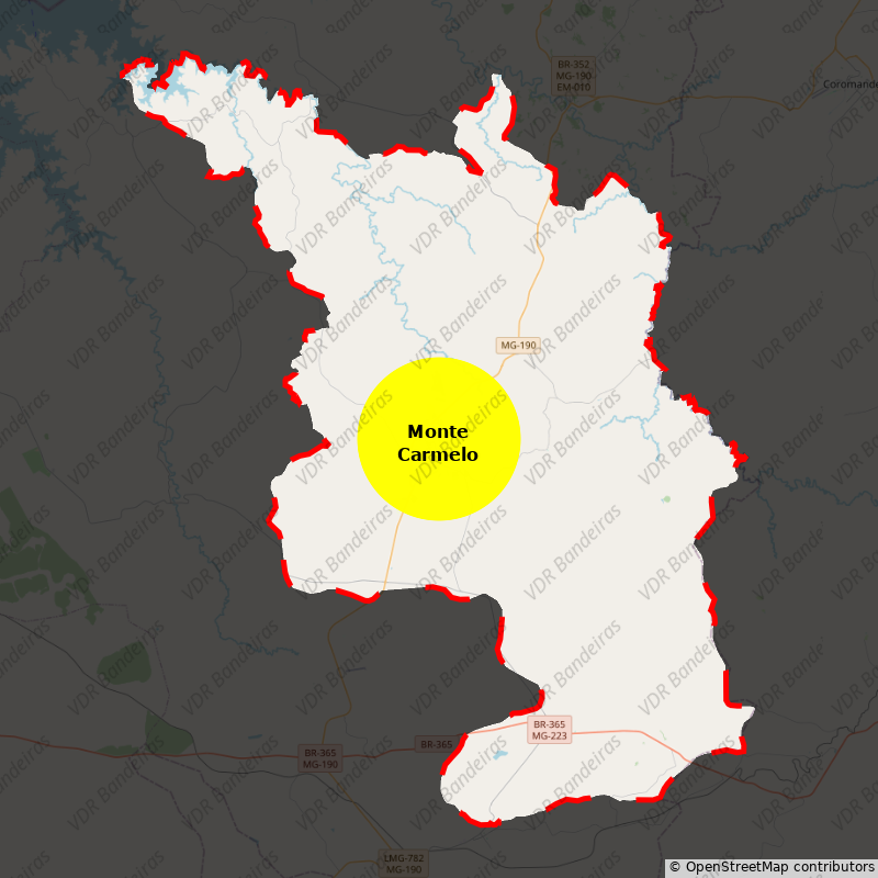 Imagem da Bandeira Monte Carmelo