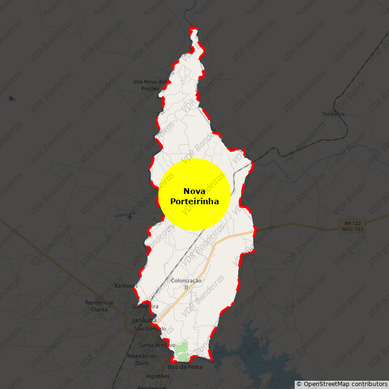 Imagem da Bandeira Nova Porteirinha