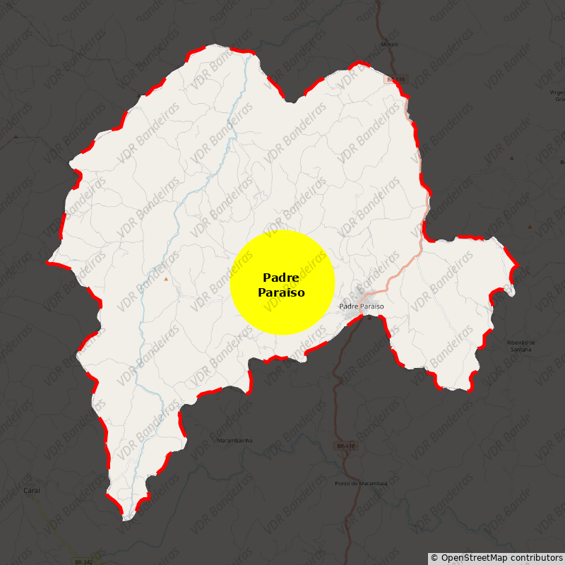 Imagem da Bandeira Padre Paraíso