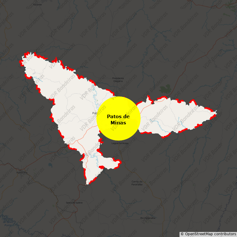 Imagem da Bandeira Patos de Minas