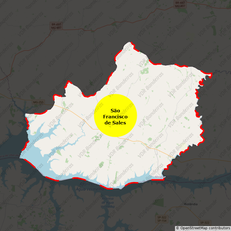 Imagem da Bandeira São Francisco de Sales