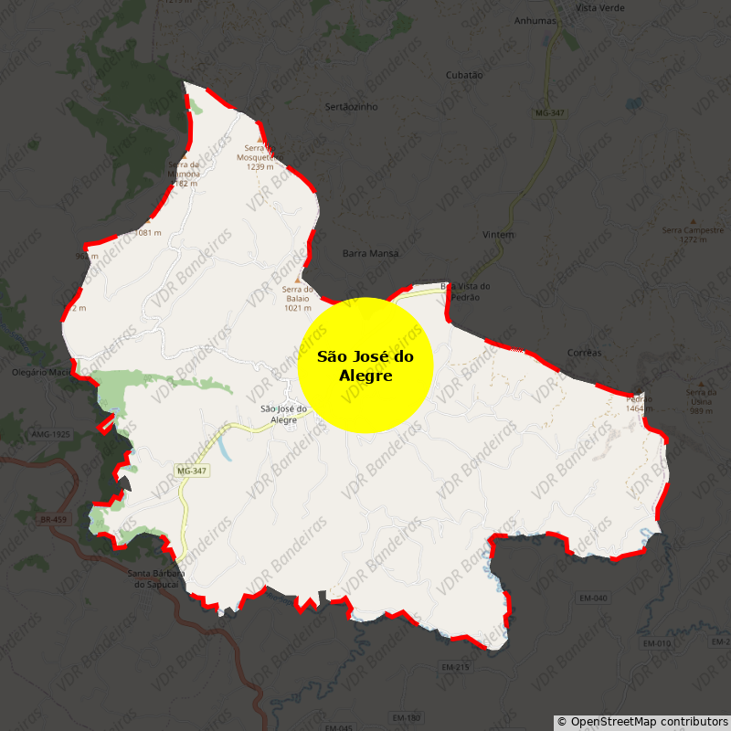 Imagem da Bandeira São José do Alegre