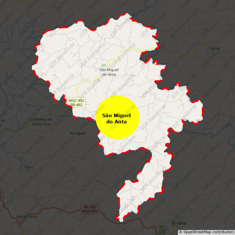 Imagem da Bandeira São Miguel do Anta