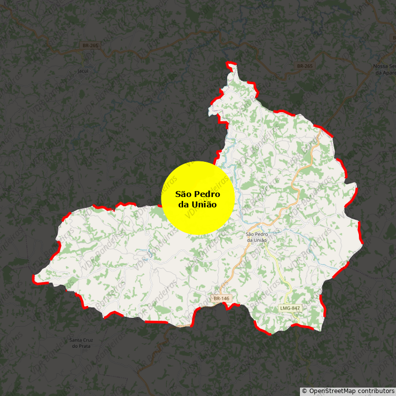 Imagem da Bandeira São Pedro da União