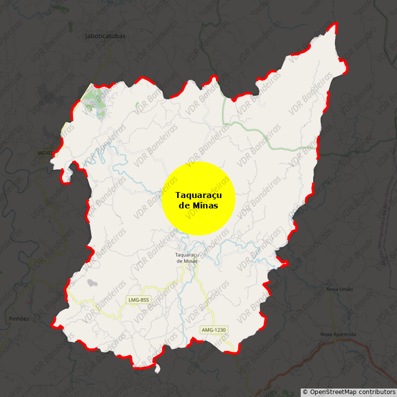 Imagem da Bandeira Taquaraçu de Minas