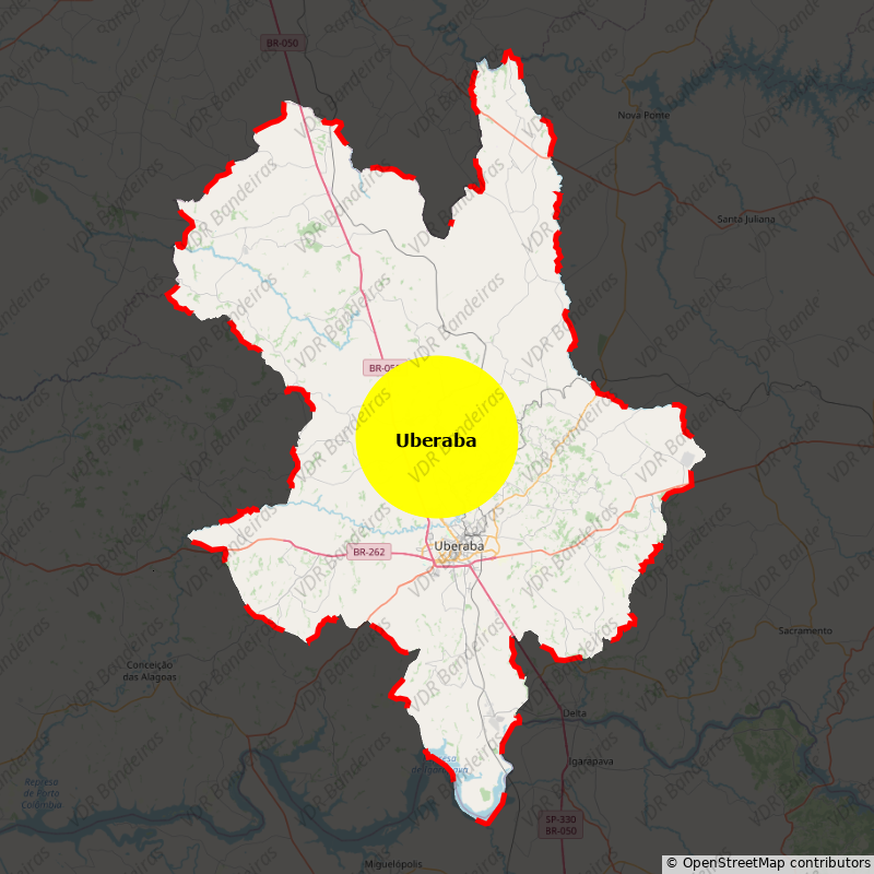 Imagem da Bandeira Uberaba