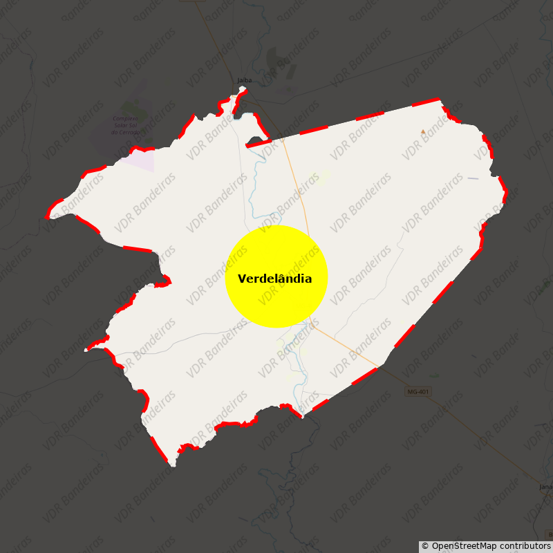 Imagem da Bandeira Verdelândia