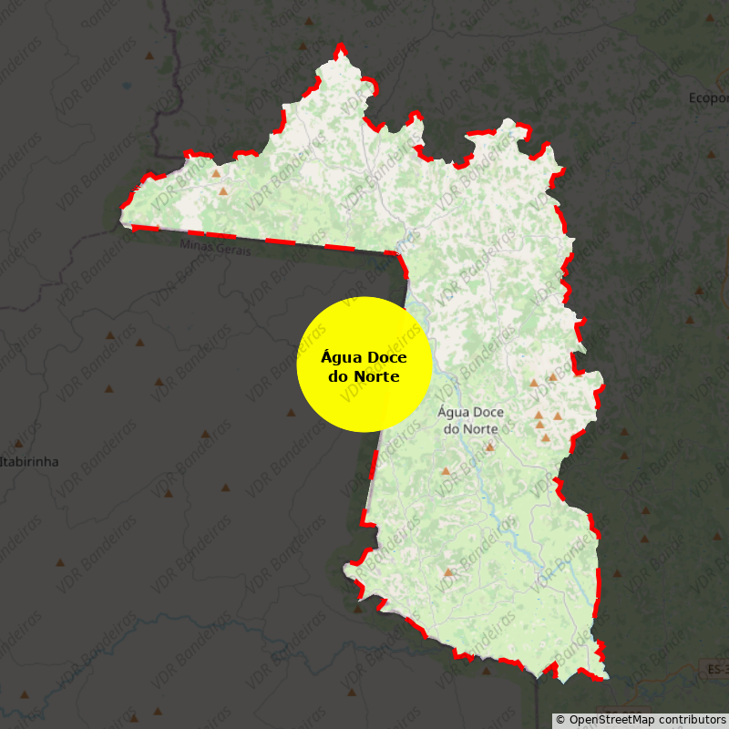 Imagem da Bandeira Água Doce do Norte