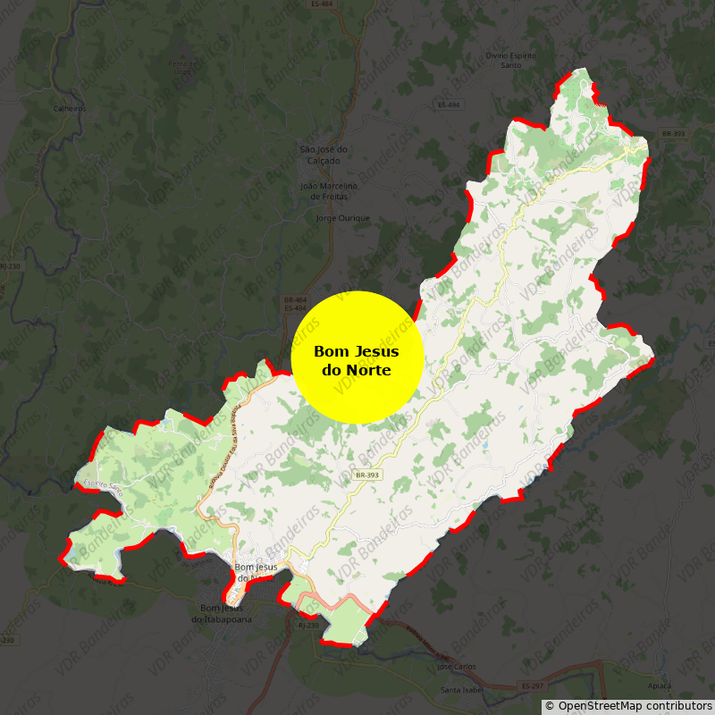 Imagem da Bandeira Bom Jesus do Norte