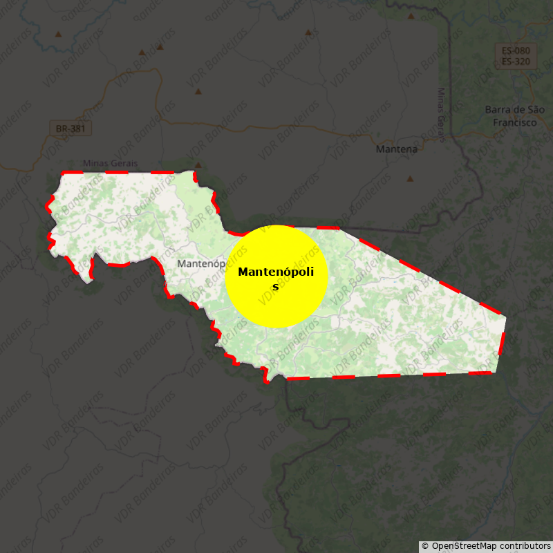 Imagem da Bandeira Mantenópolis