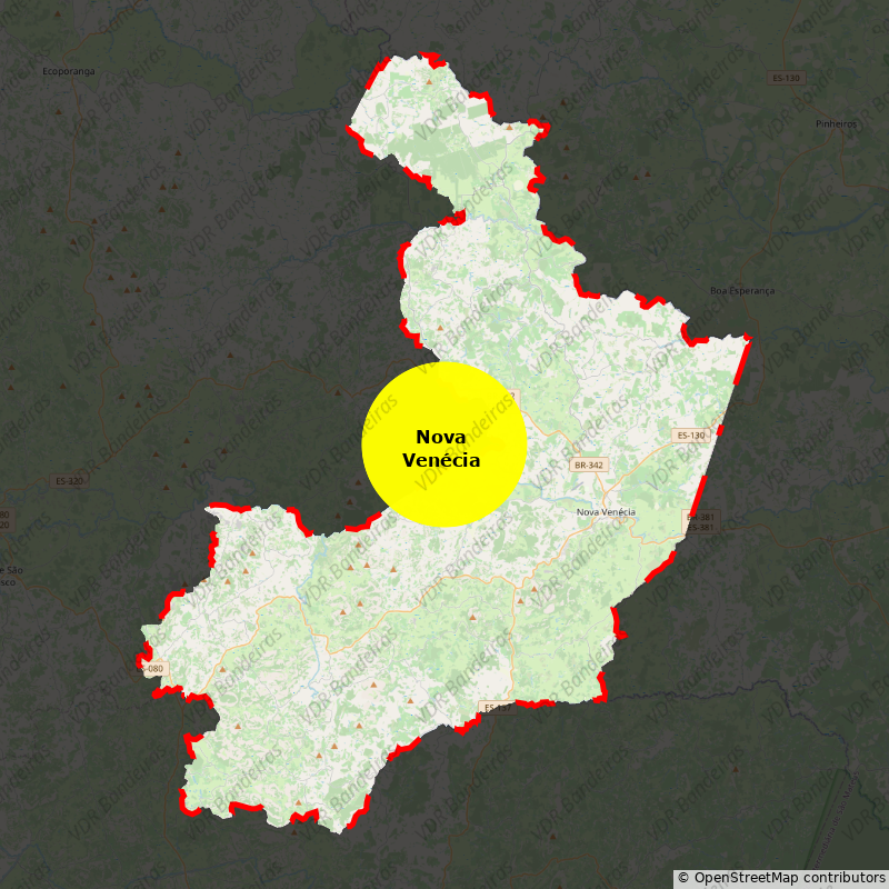 Imagem da Bandeira Nova Venécia