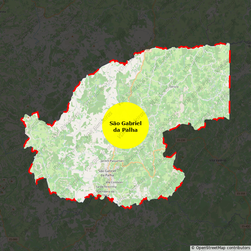 Imagem da Bandeira São Gabriel da Palha