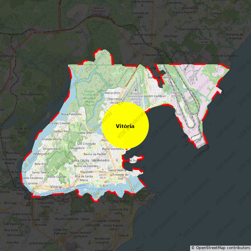 Imagem da Bandeira Vitória