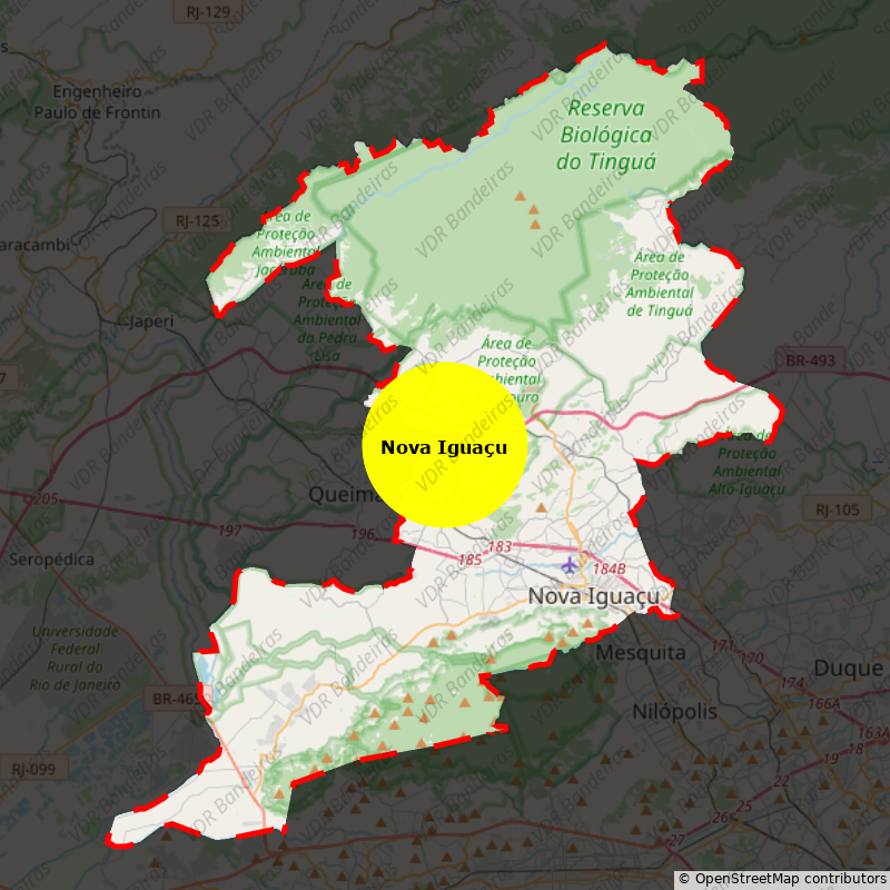 Imagem da Bandeira Nova Iguaçu