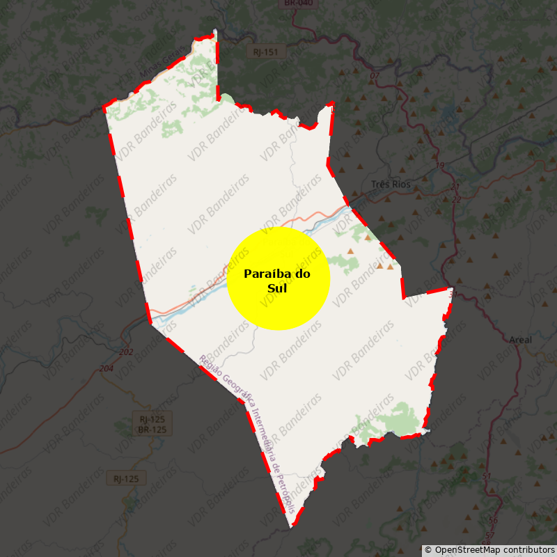 Imagem da Bandeira Paraíba do Sul
