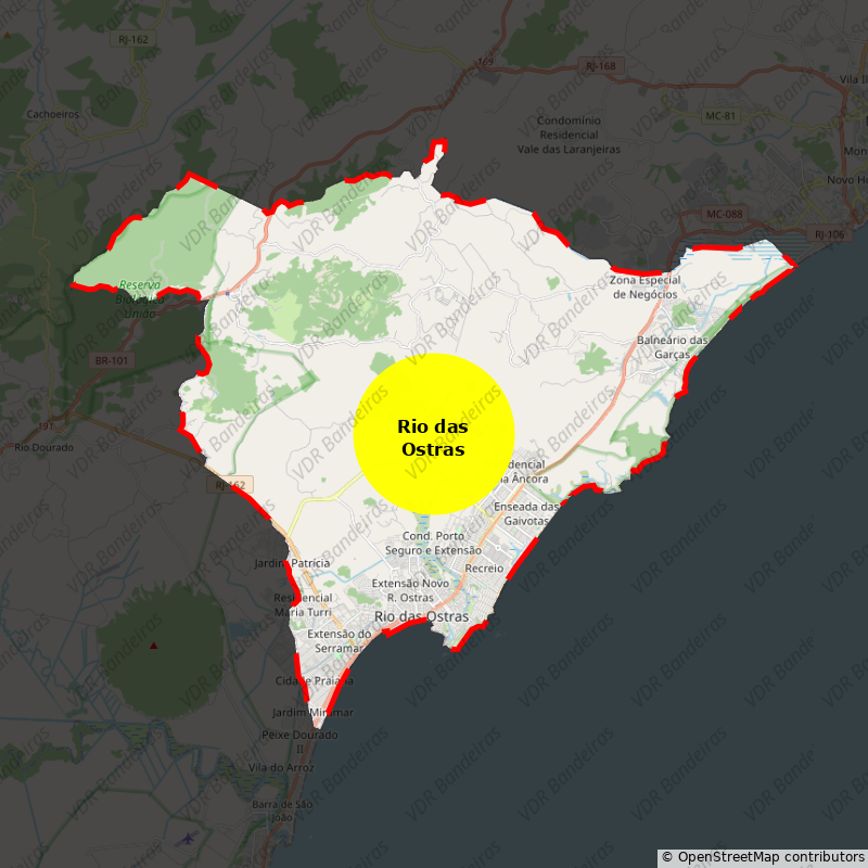 Imagem da Bandeira Rio das Ostras