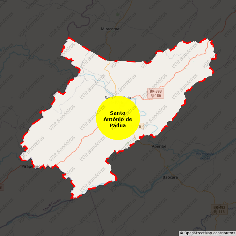 Imagem da Bandeira Santo Antônio de Pádua