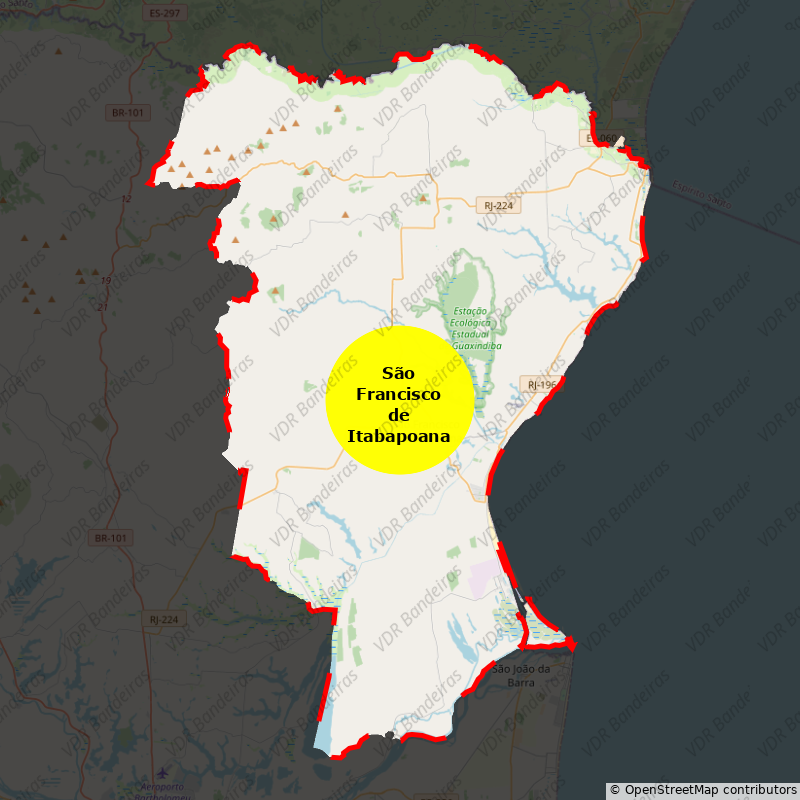 Imagem da Bandeira São Francisco de Itabapoana