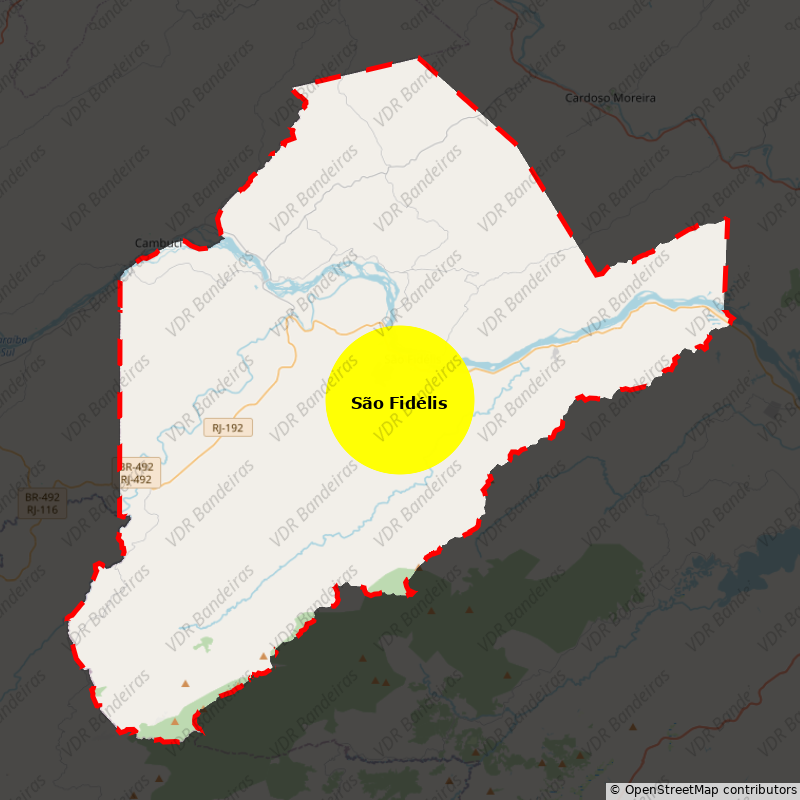 Imagem da Bandeira São Fidélis