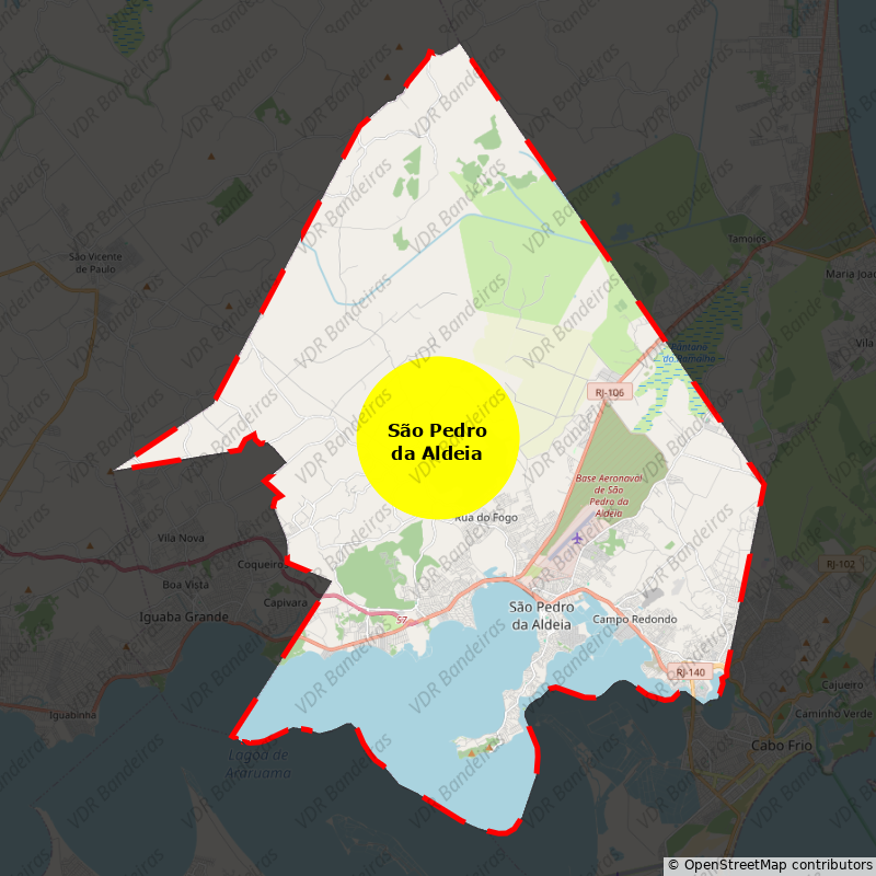 Imagem da Bandeira São Pedro da Aldeia