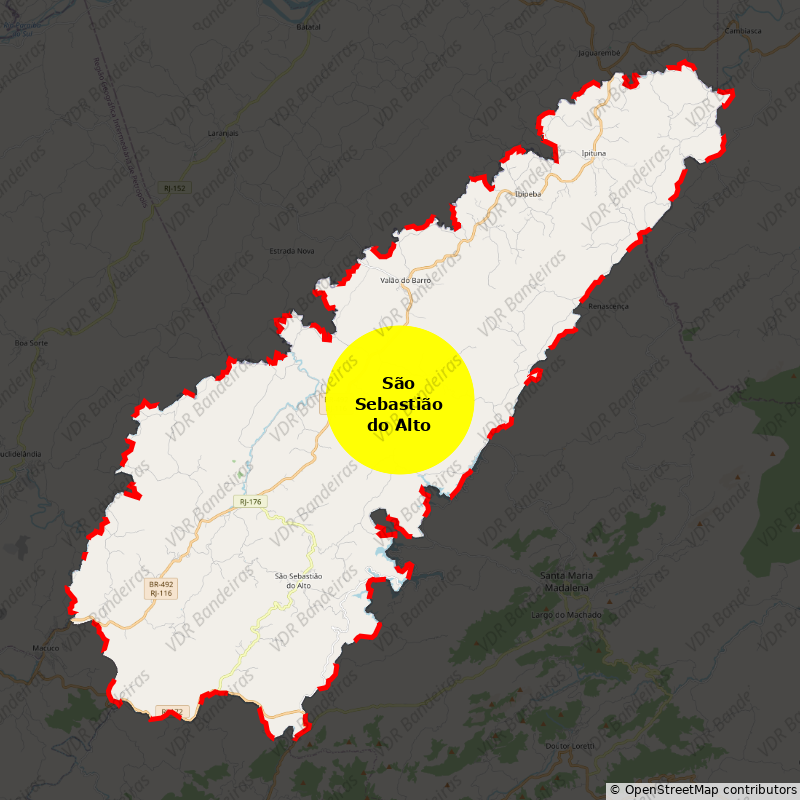 Imagem da Bandeira São Sebastião do Alto
