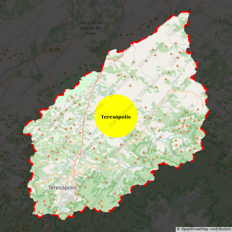 Imagem da Bandeira Teresópolis