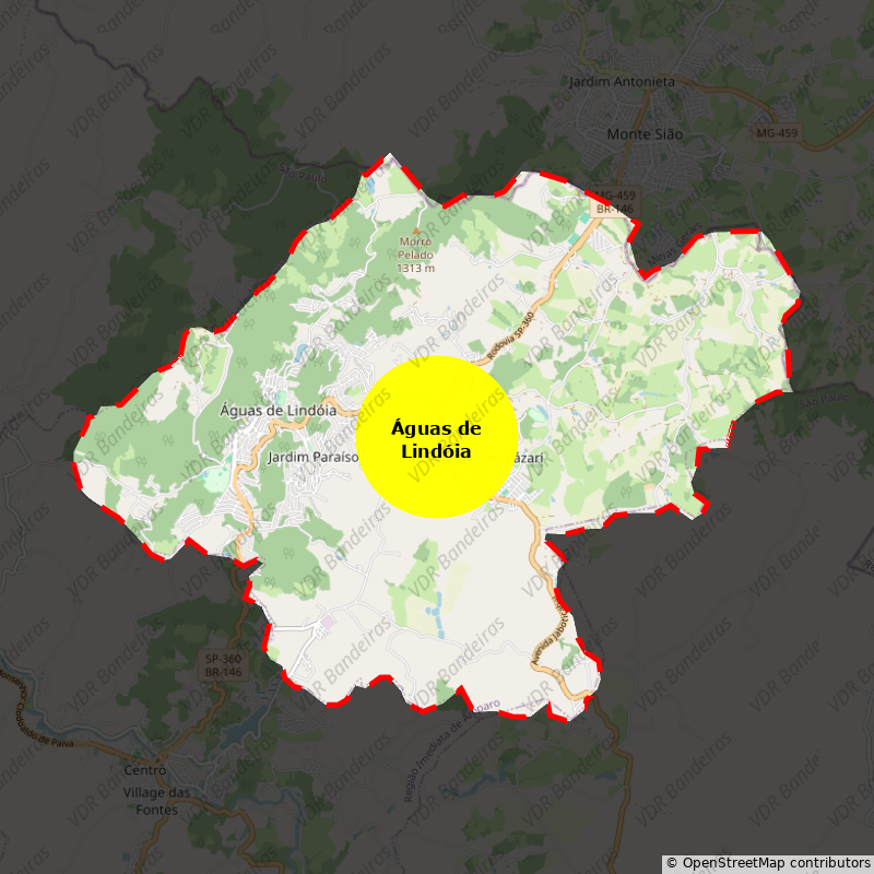 Imagem da Bandeira Águas de Lindóia