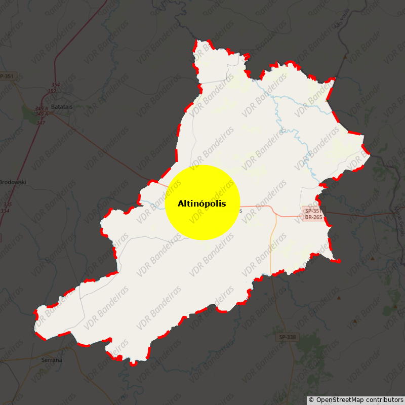 Imagem da Bandeira Altinópolis