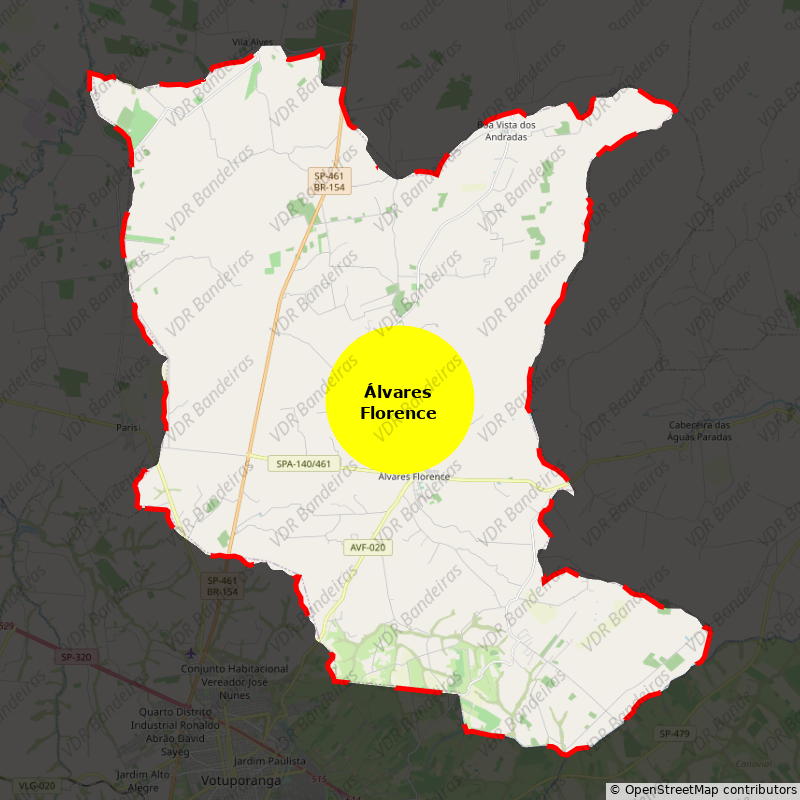 Imagem da Bandeira Álvares Florence