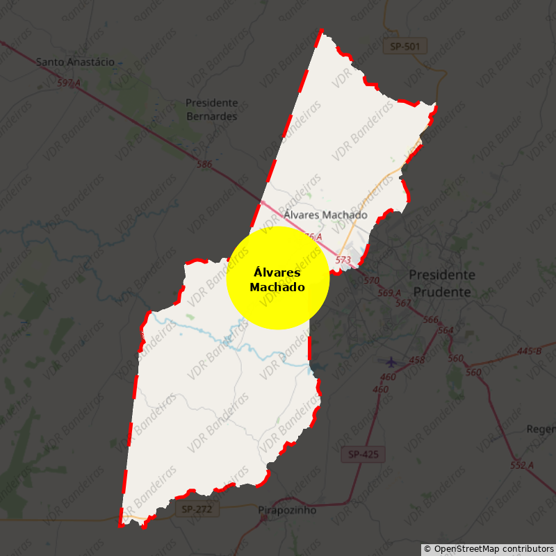 Imagem da Bandeira Álvares Machado